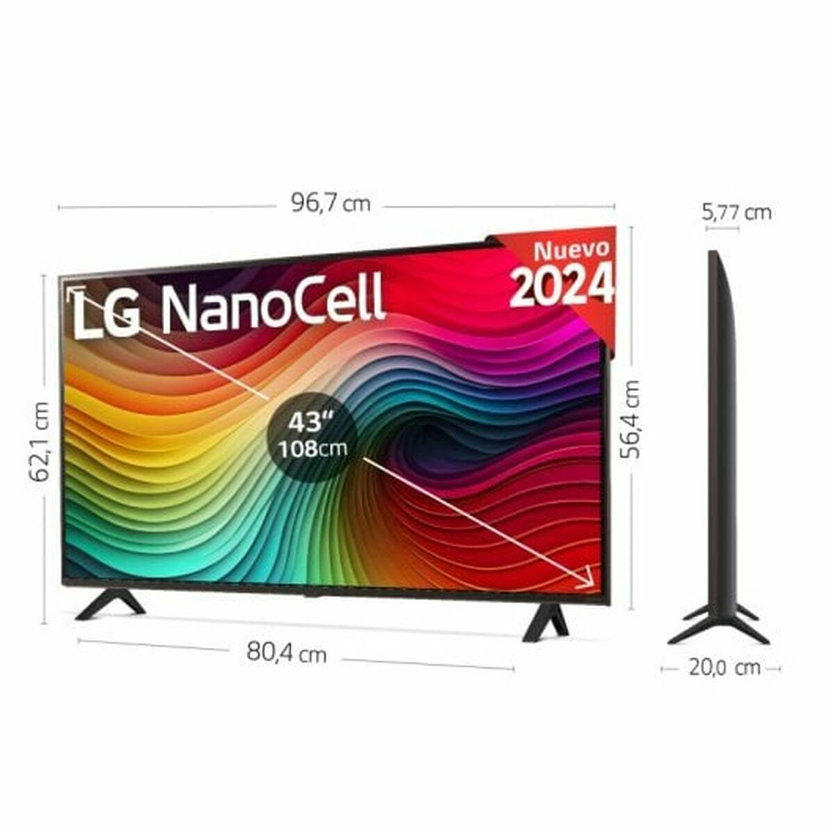 Smart TV LG 43NANO82T6B.AEU 4K Ultra HD 43"