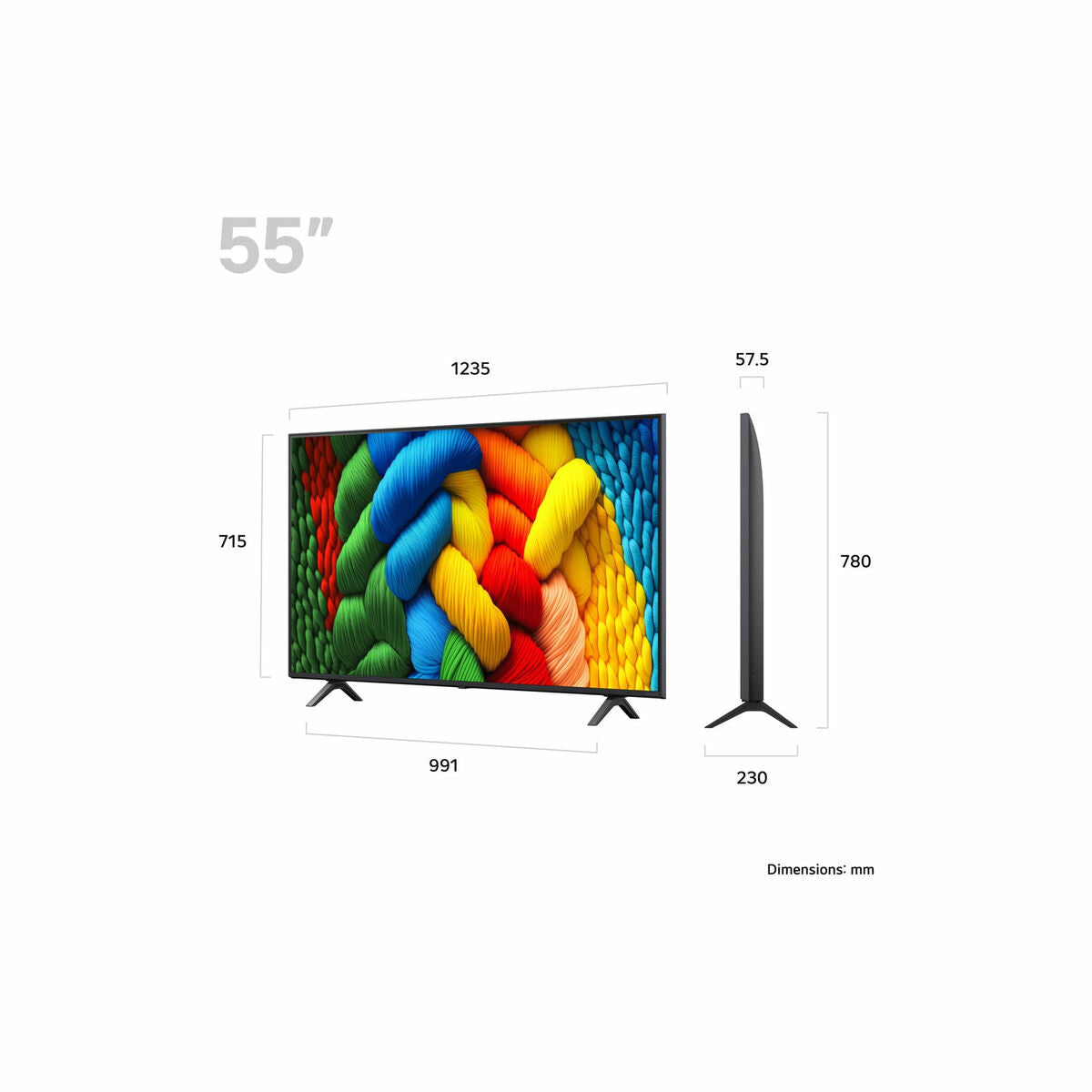 Smart TV LG 55NANO80A6B.AEU 55" 4K Ultra HD LED HDR D-LED NanoCell
