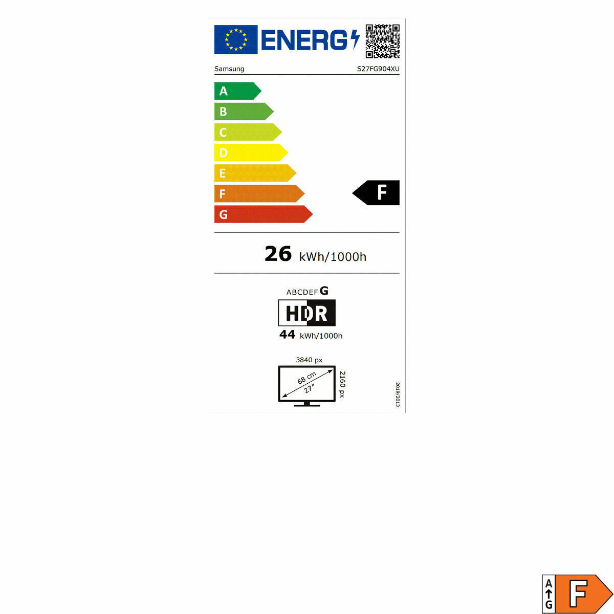 Gaming Monitor Samsung LS27FG904XUXEN 4K Ultra HD 27"