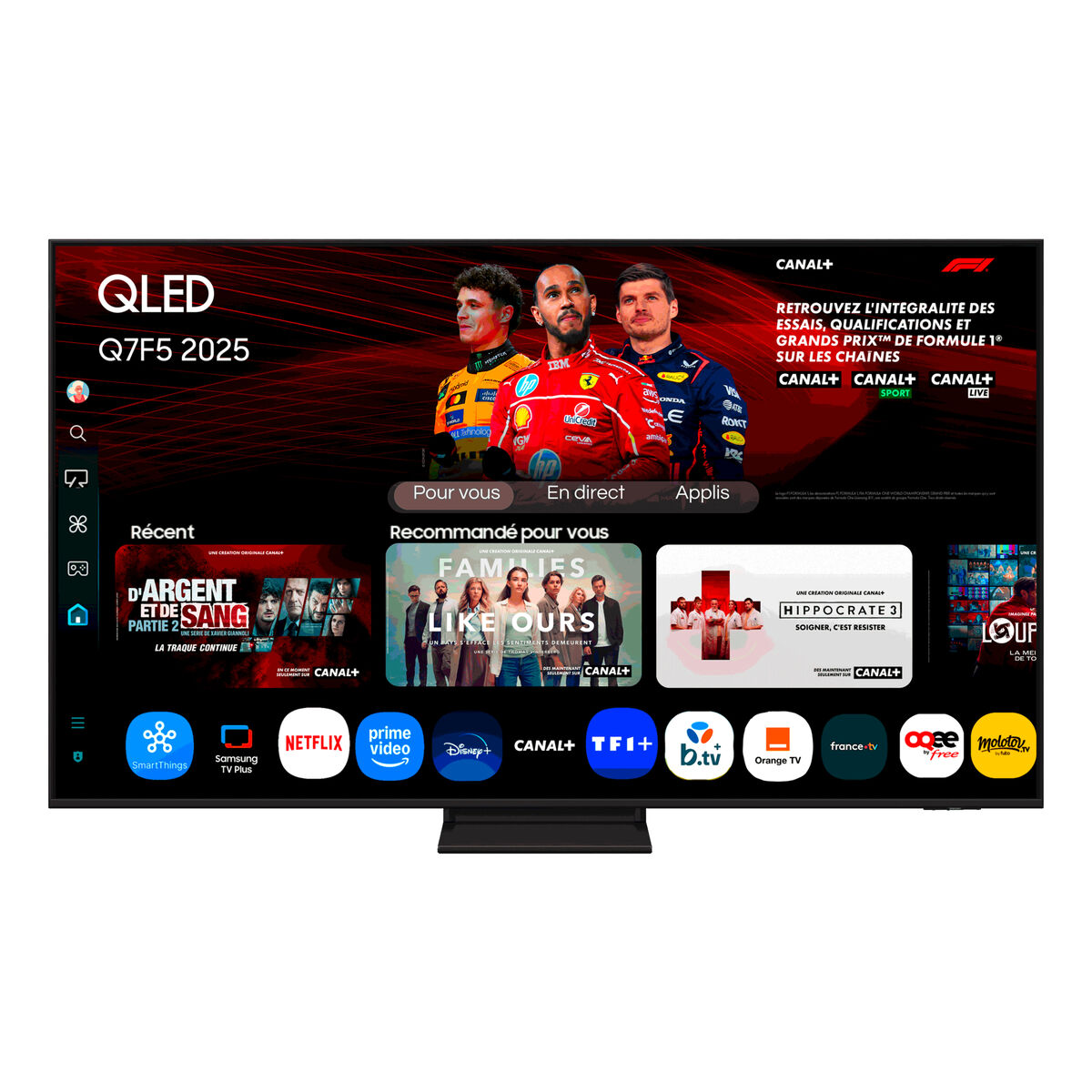 Smart TV Samsung TQ75Q7F5AUXXC 75" 4K Ultra HD HDR QLED