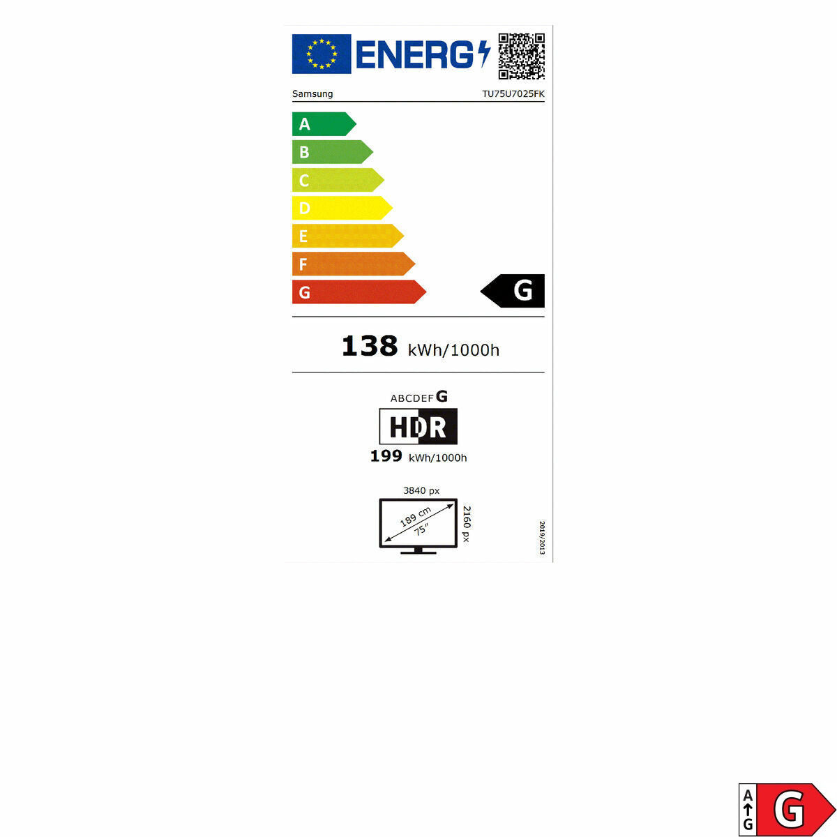 Smart TV Samsung TU75U7025FKX 75 75" 4K Ultra HD LED HDR