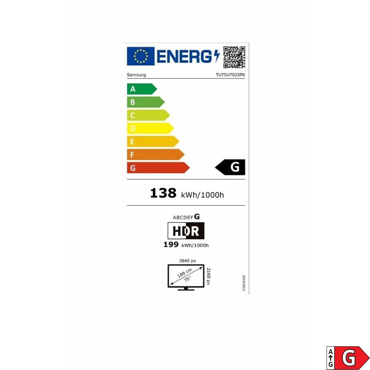 Smart TV Samsung TU75U7025FKX 75 75" 4K Ultra HD LED HDR