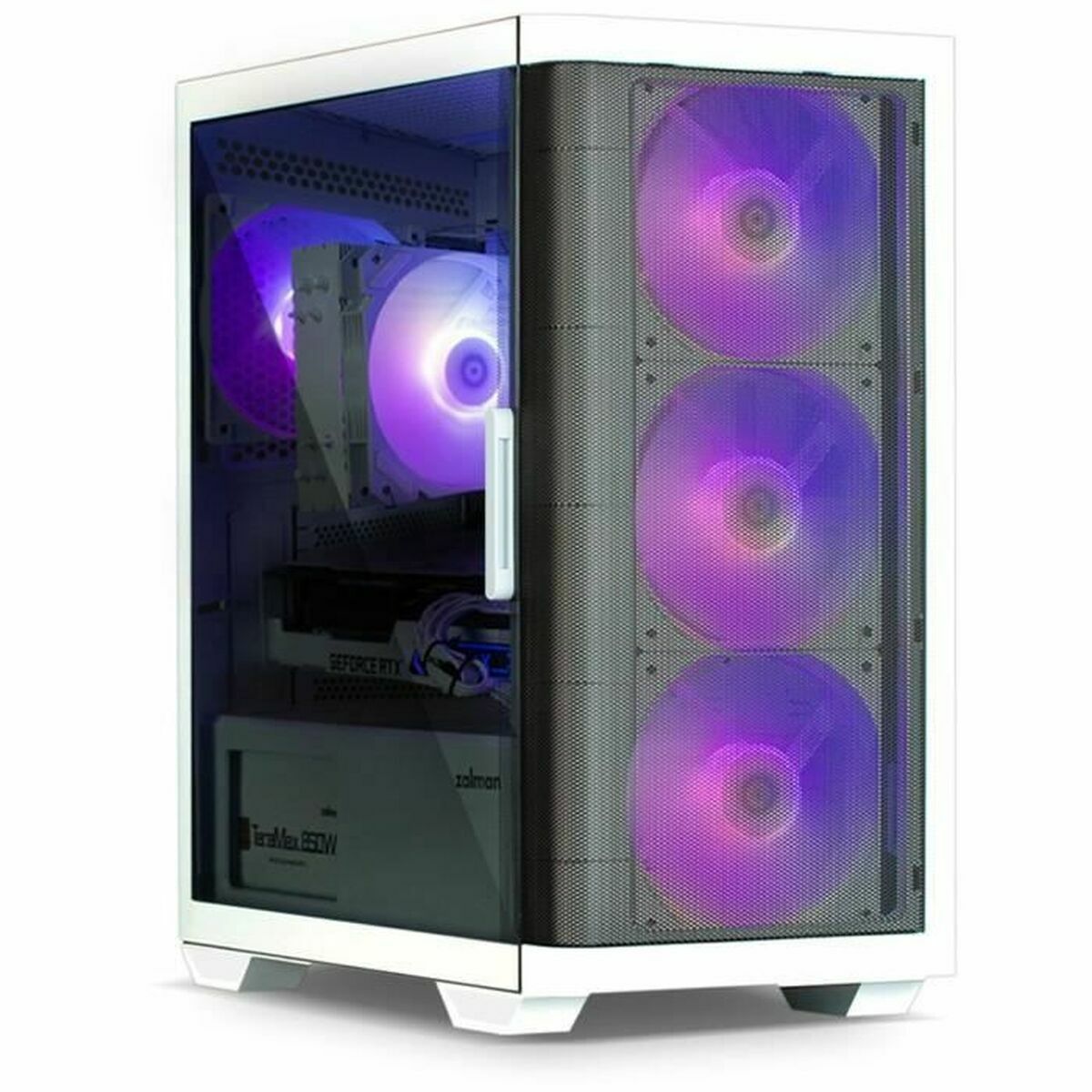 ATX Semi-tower Box Zalman M4 White Black
