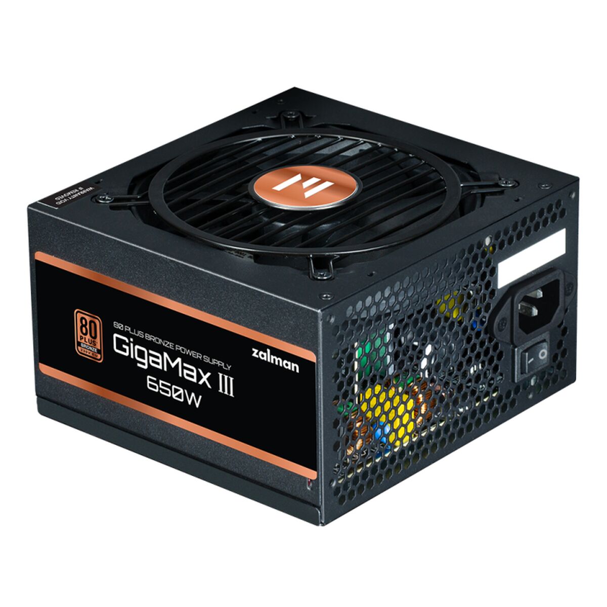Power supply Zalman GigaMax III ATX 650 W 110 W 80 Plus Bronze