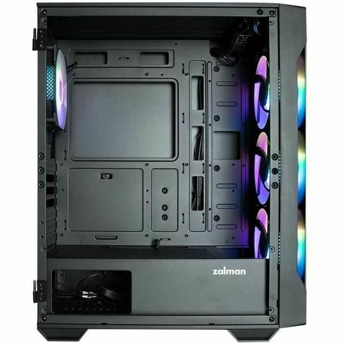 ATX Semi-tower Box Zalman I3 NEO TG BLACK Black