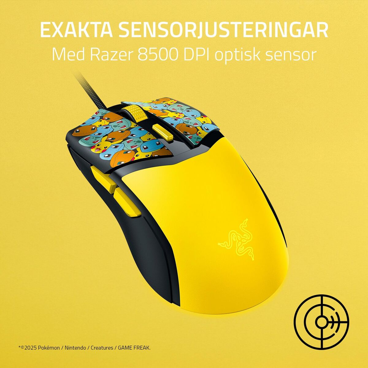 Mouse Razer RZ01-04650400-R3M1 Black 8500 dpi