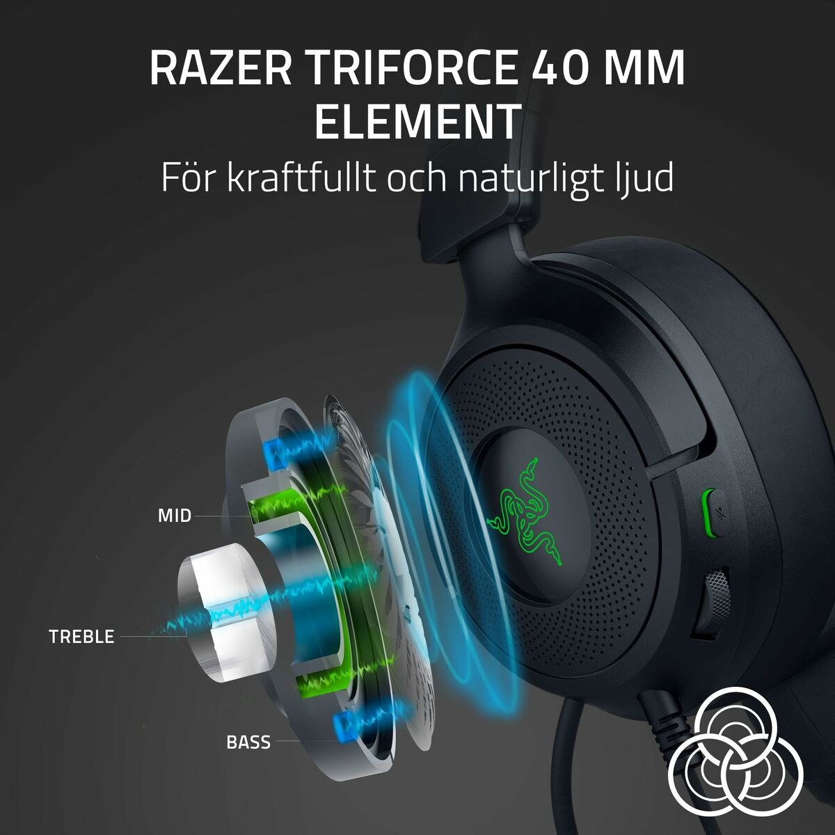 Headphones Razer RZ04-05350200-R3M1 Black