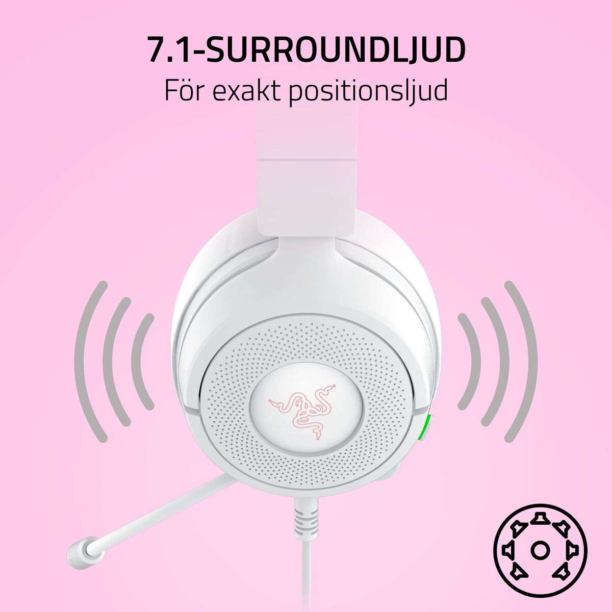 Headphones Razer RZ04-05350300-R3M1 White