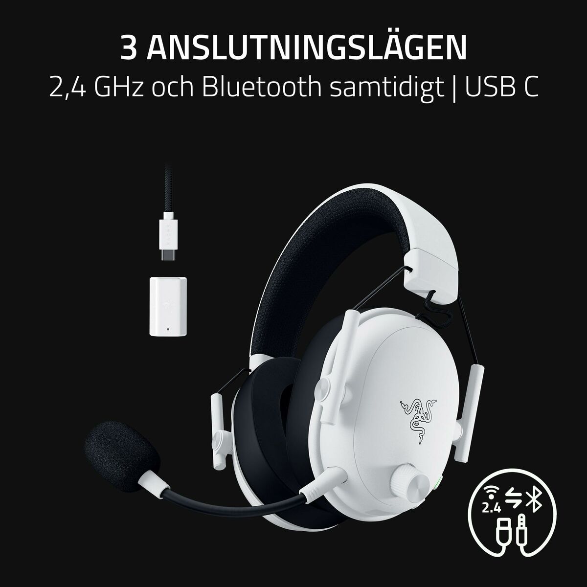 Headphones Razer RZ04-05410400-R3M1 White
