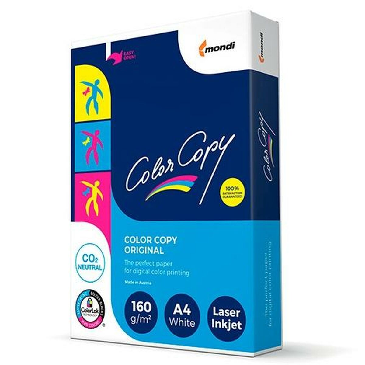 Printer Paper Color Copy White A4 250 Sheets (5 Units)