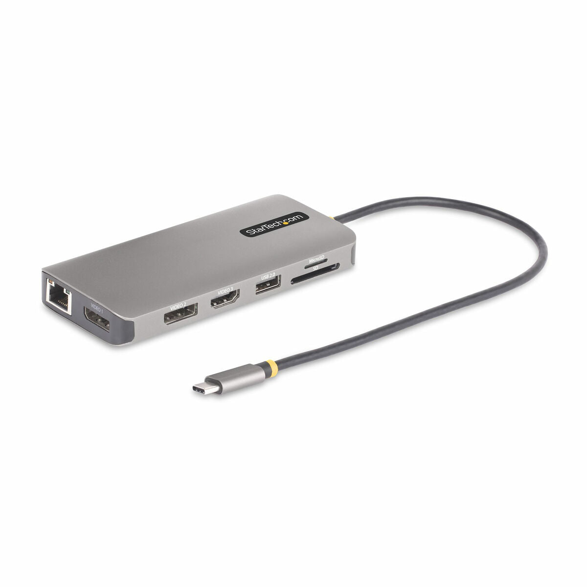 USB Hub Startech 154B-USBC-MULTIPORT Grey 100 W