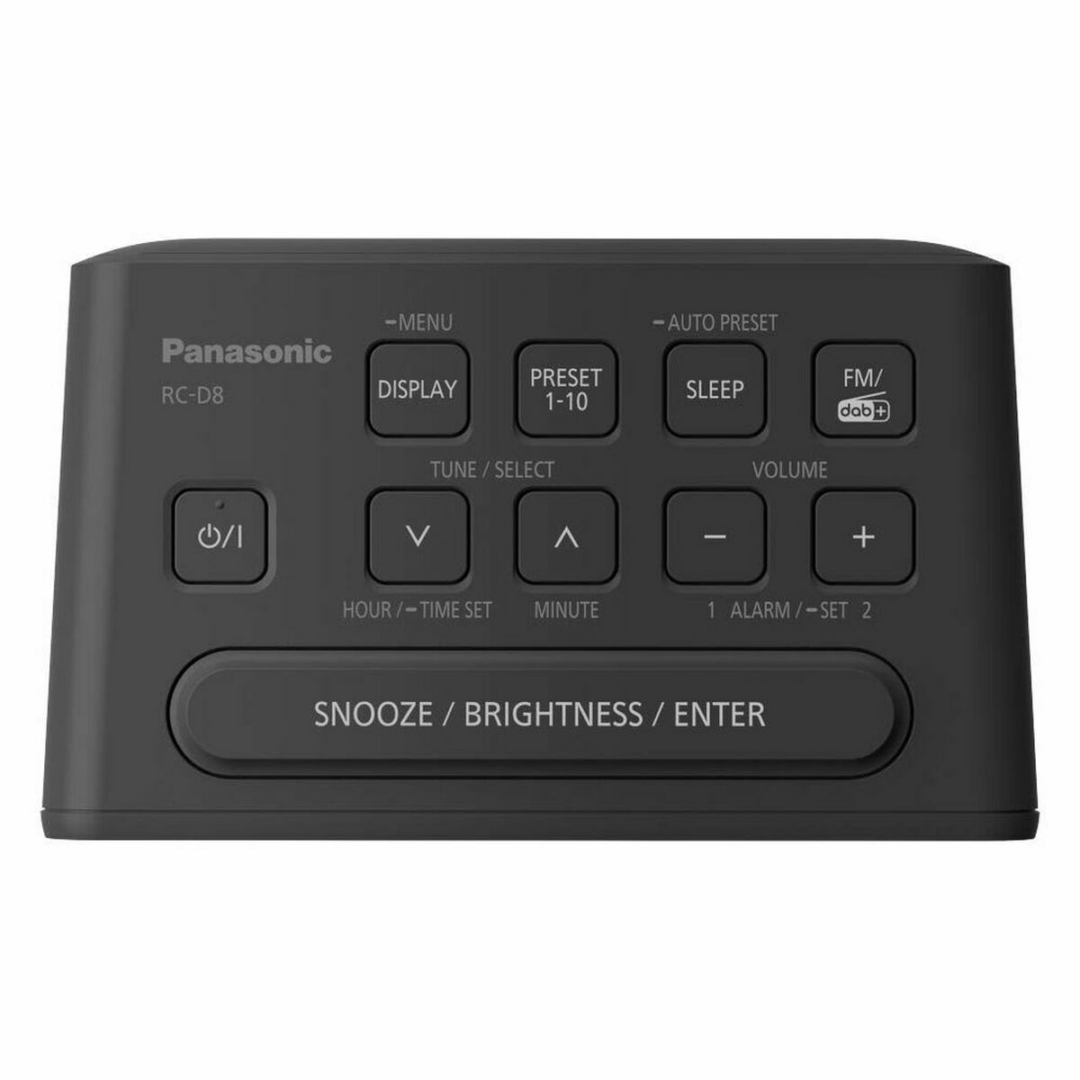 Clock-Radio Panasonic RC-D8EG-K Black