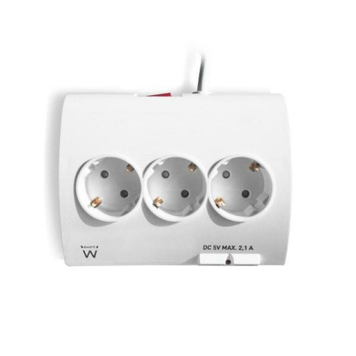 Power Socket - 5 sockets with Switch Ewent EW3935 Bluetooth (1,5 m)