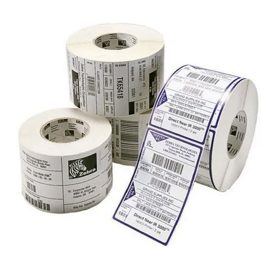 Printer Labels Zebra 880181-031D White Ø 25 mm Rectangular (25 Units)