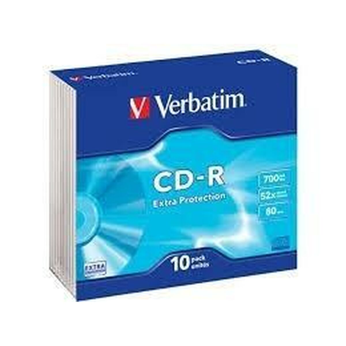 CD-R Verbatim Extra Protection 700 MB 52x 10 Pieces (10 Units)