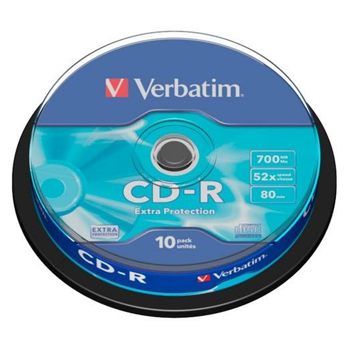 CD-R Verbatim EXTRA PROTECTION 700 MB 52x 10 Pieces (20 Units)
