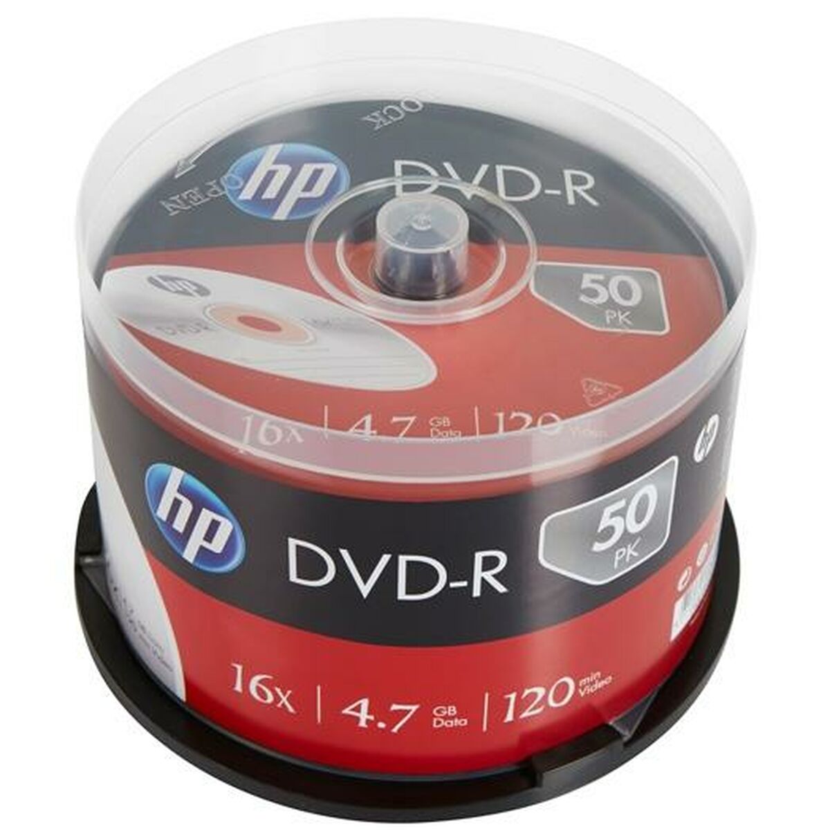 DVD-R HP 4,7 GB 16x 50 Pieces (4 Units)