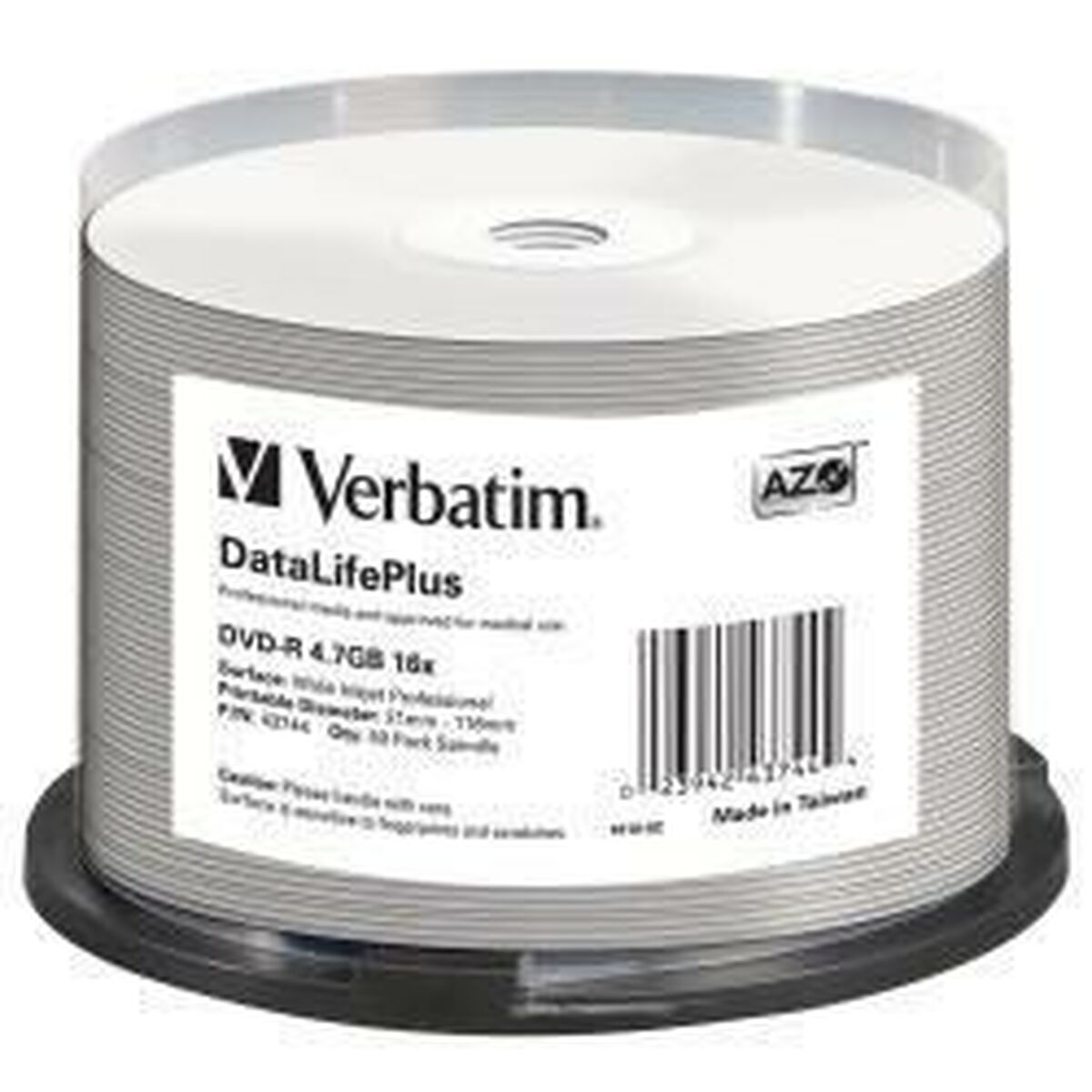 DVD-R Verbatim DATALIFE PLUS 4,7 GB 16x 50 Pieces (4 Units)