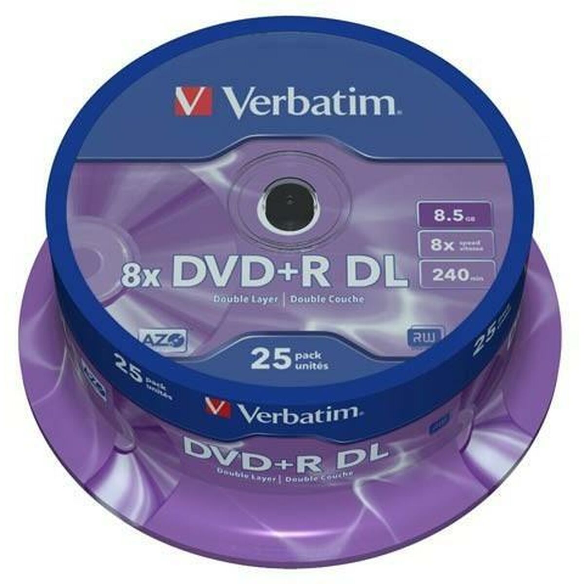 DVD+R Verbatim DL 8,5 GB 8x (8 Units)