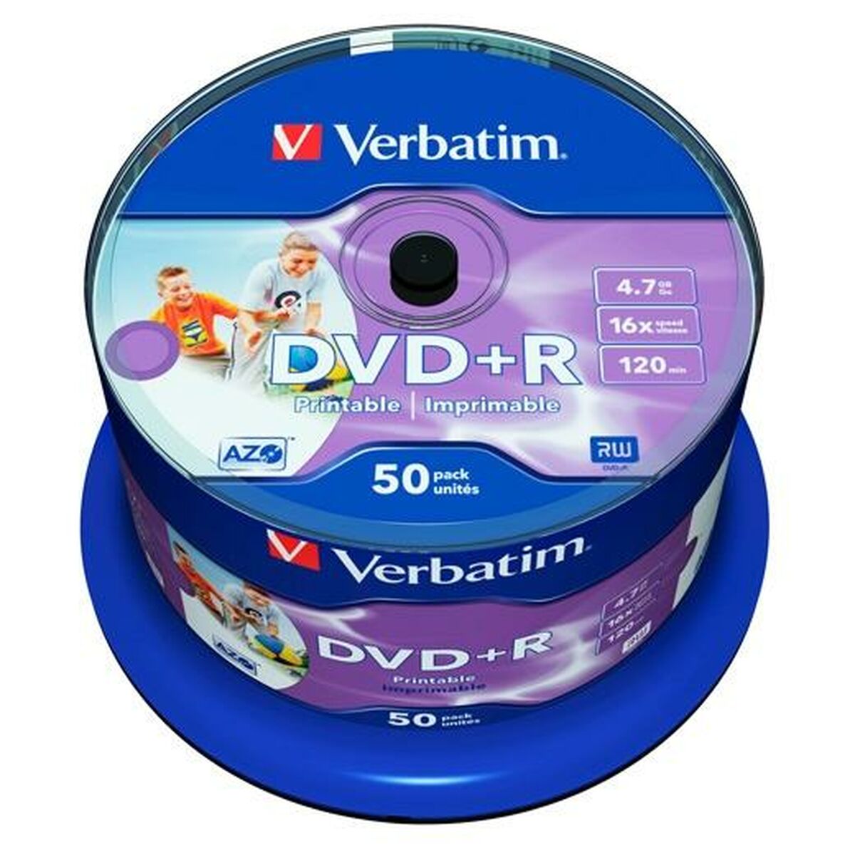 DVD+R Verbatim   4,7 GB 16x 50 Pieces (4 Units)