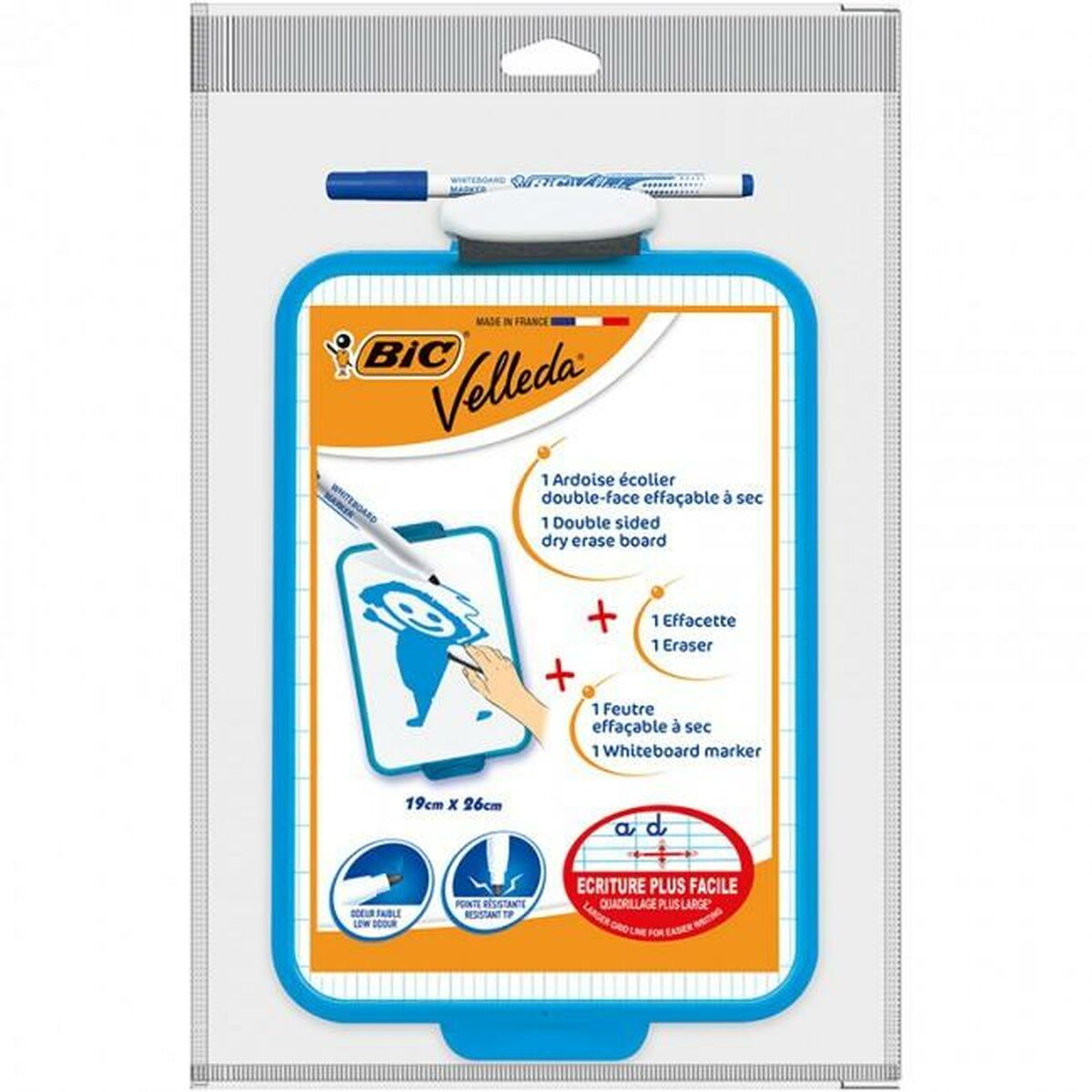 Whiteboard Bic 19 x 26 cm (24 Units)