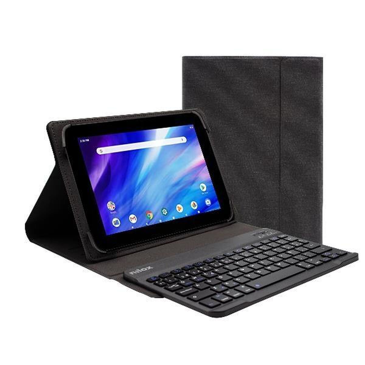 Case for Tablet and Keyboard Nilox Black