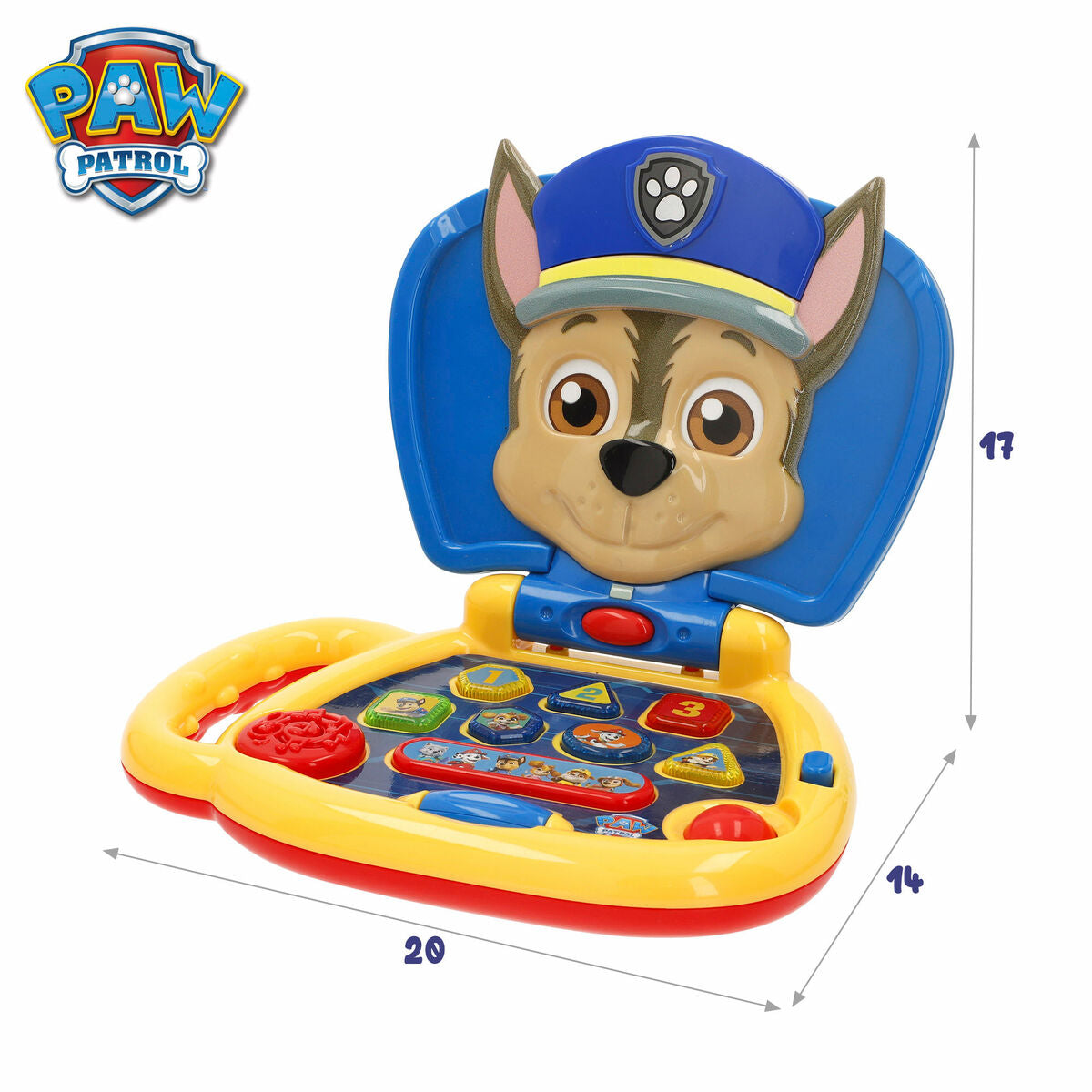 Toy computer The Paw Patrol English 20 x 17 x 14 cm Multicolour (4 Units)