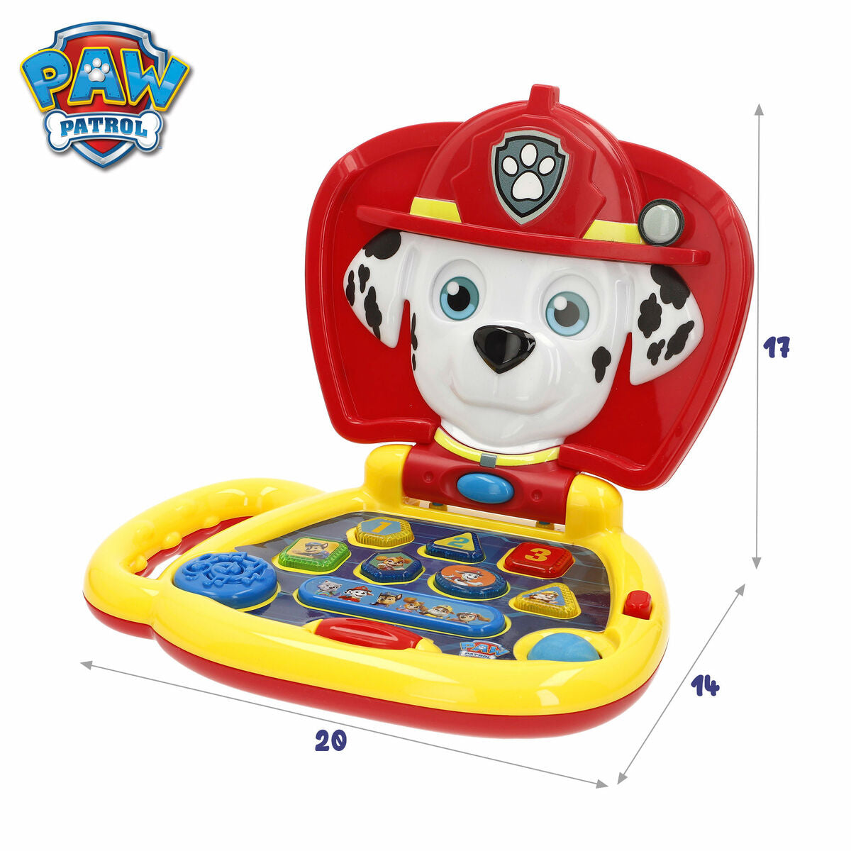 Toy computer The Paw Patrol English 20 x 17 x 14 cm Multicolour (4 Units)