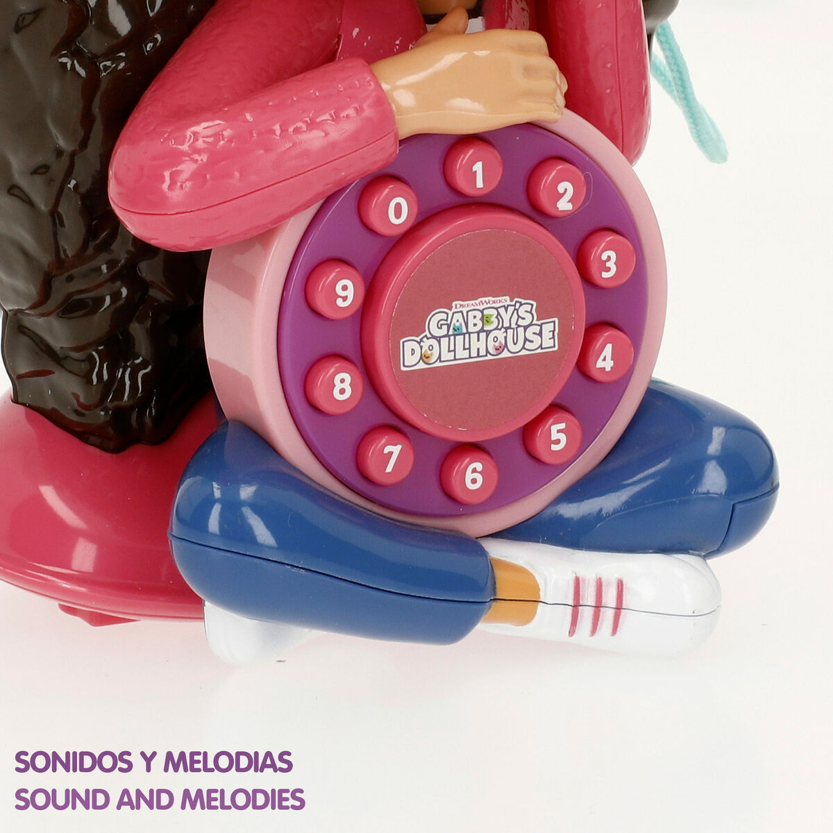 Toy telephone Gabby's Dollhouse 16 x 18 x 10 cm (4 Units)