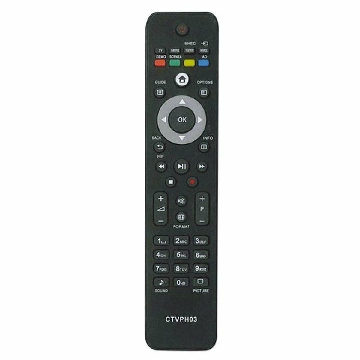 Universal Remote Control 02ACCOEMCTVPH03 Black