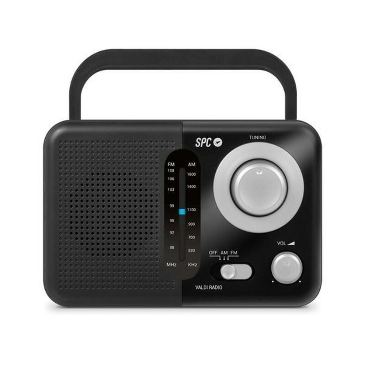 Radio AM/FM SPC SPC Valdi Black 0,8 W