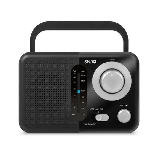 Radio AM/FM SPC SPC Valdi Black 0,8 W