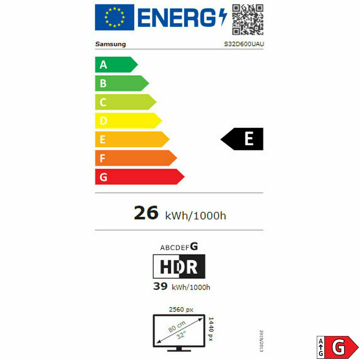 Gaming Monitor Samsung LS32D600UAUXEN Quad HD 32"