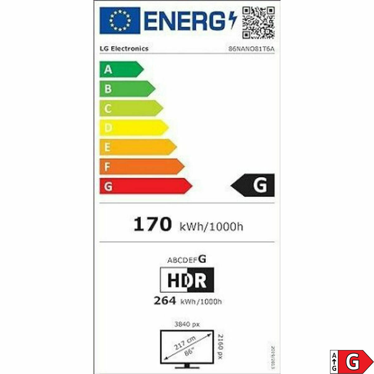 Smart TV LG 86NANO81T6A.AEU 4K Ultra HD 86" LED HDR D-LED NanoCell