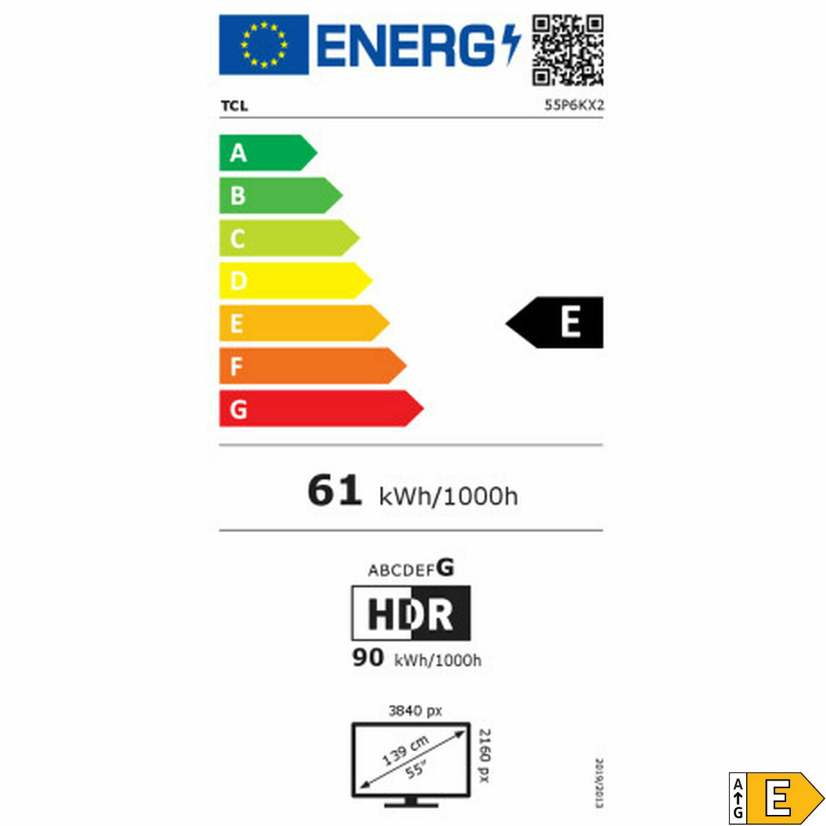 Smart TV TCL 55P6K 55" 4K Ultra HD LED HDR