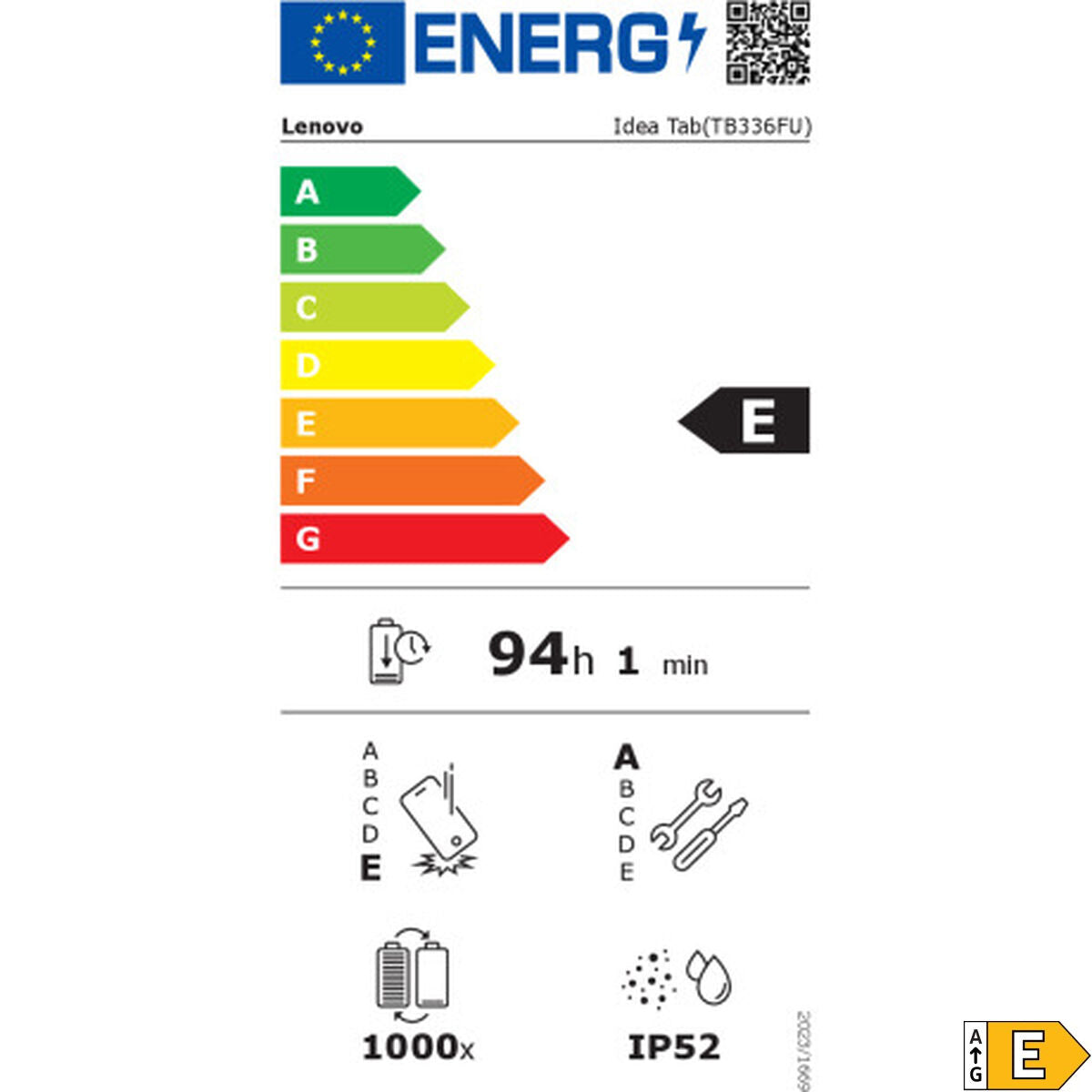 Tablet Lenovo IDEA TAB 8/128 11 11" 8 GB RAM 128 GB Grey