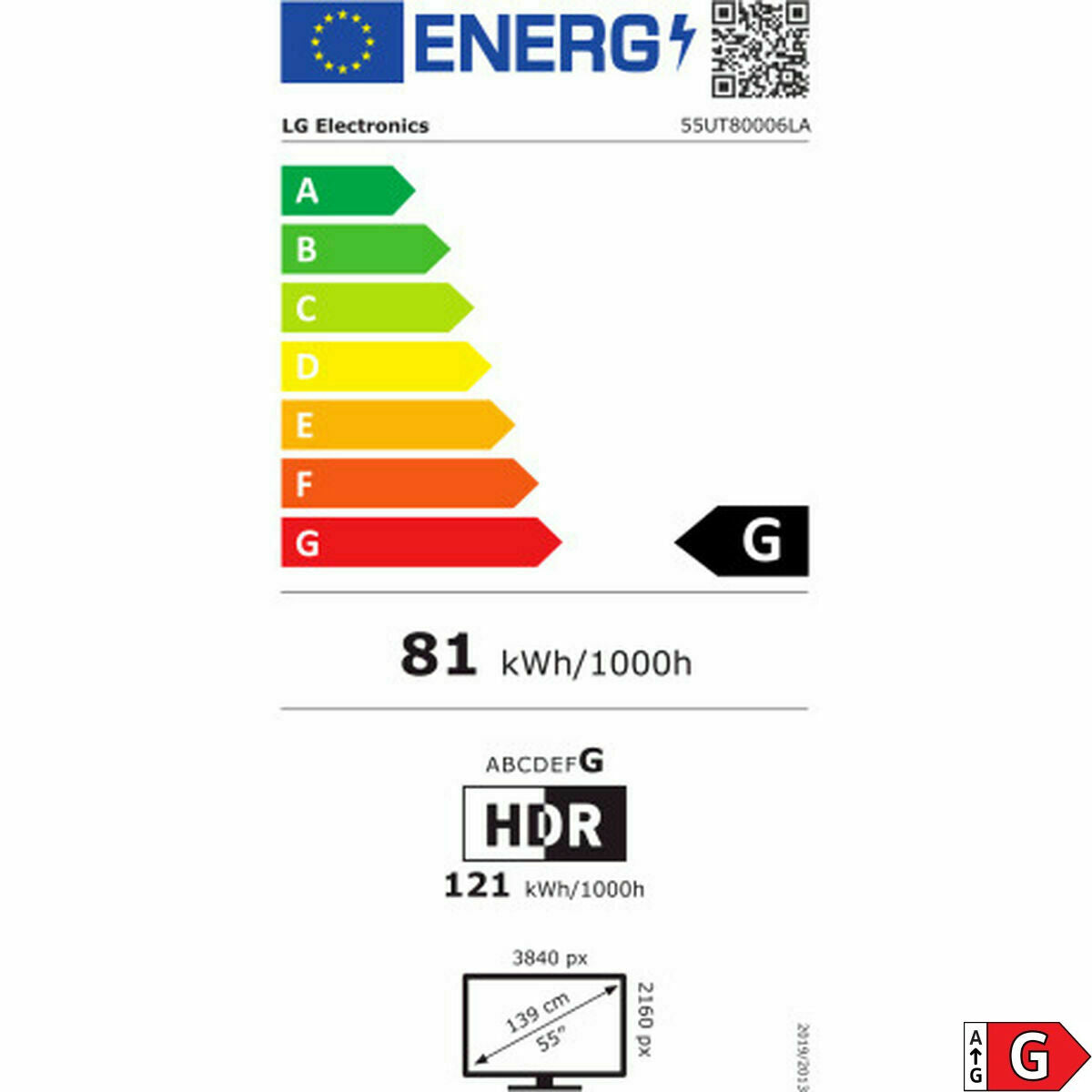 Smart TV LG 55UT80006LA.AEU 4K Ultra HD 55"