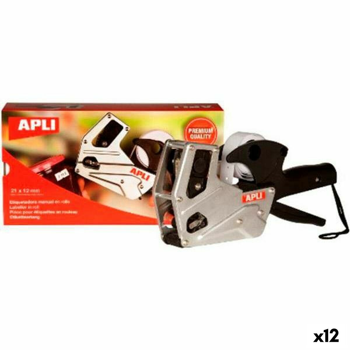 Manual Labelling Machine Apli Premium 21 x 12 mm (12 Units)