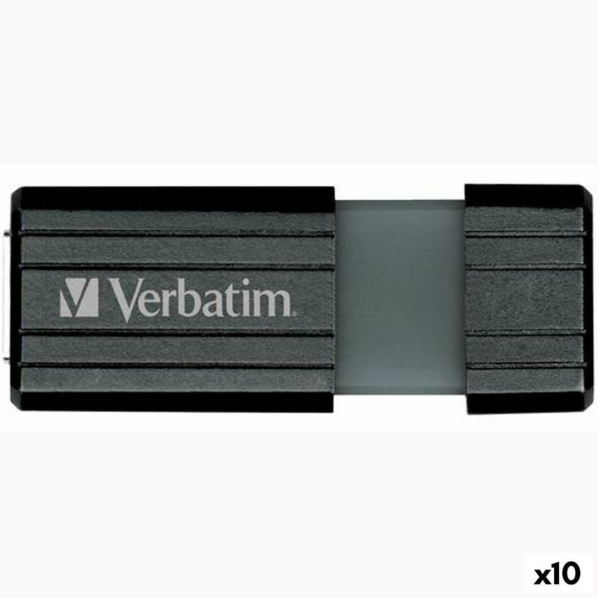 USB stick Verbatim STORE'N'GO PINSTRIPE Black 128 GB (10 Units)
