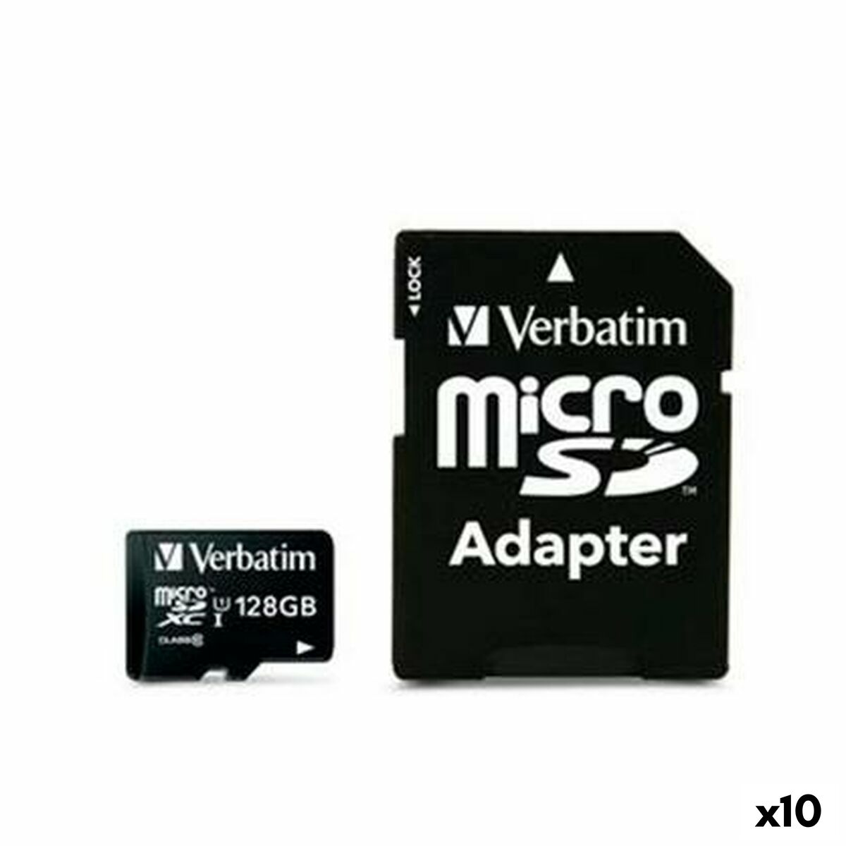 SDHC Memory Card Verbatim 128 GB (10 Units)